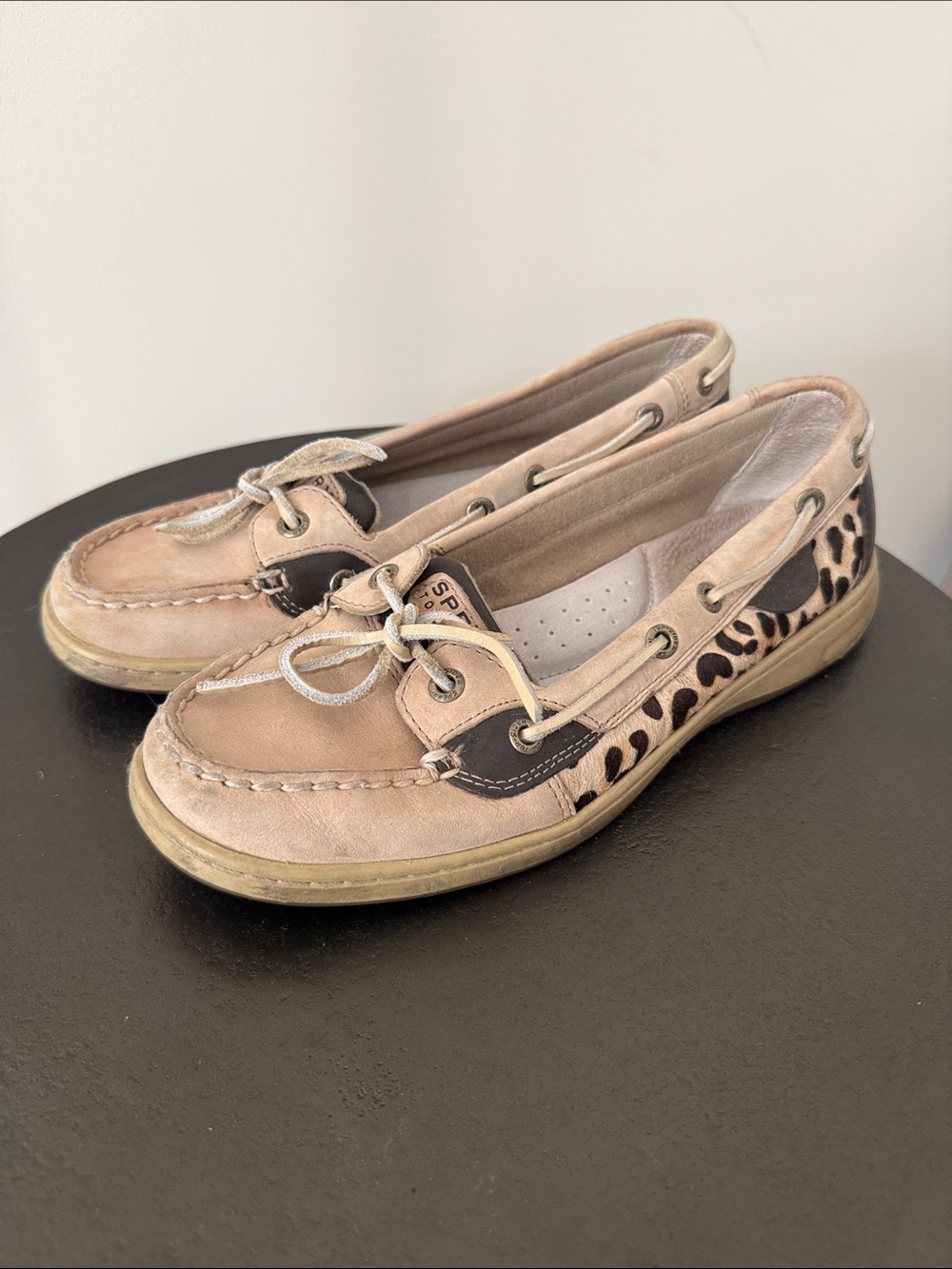 Sperry leopard print Women's Boat Shoes